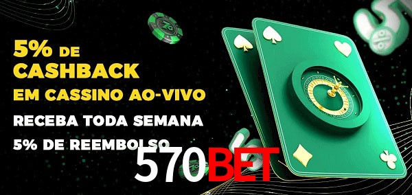 Promoções do cassino ao Vivo 570bet